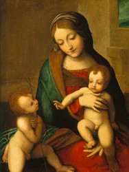 Madonna mit Kind und dem Johannesknaben, um 1510